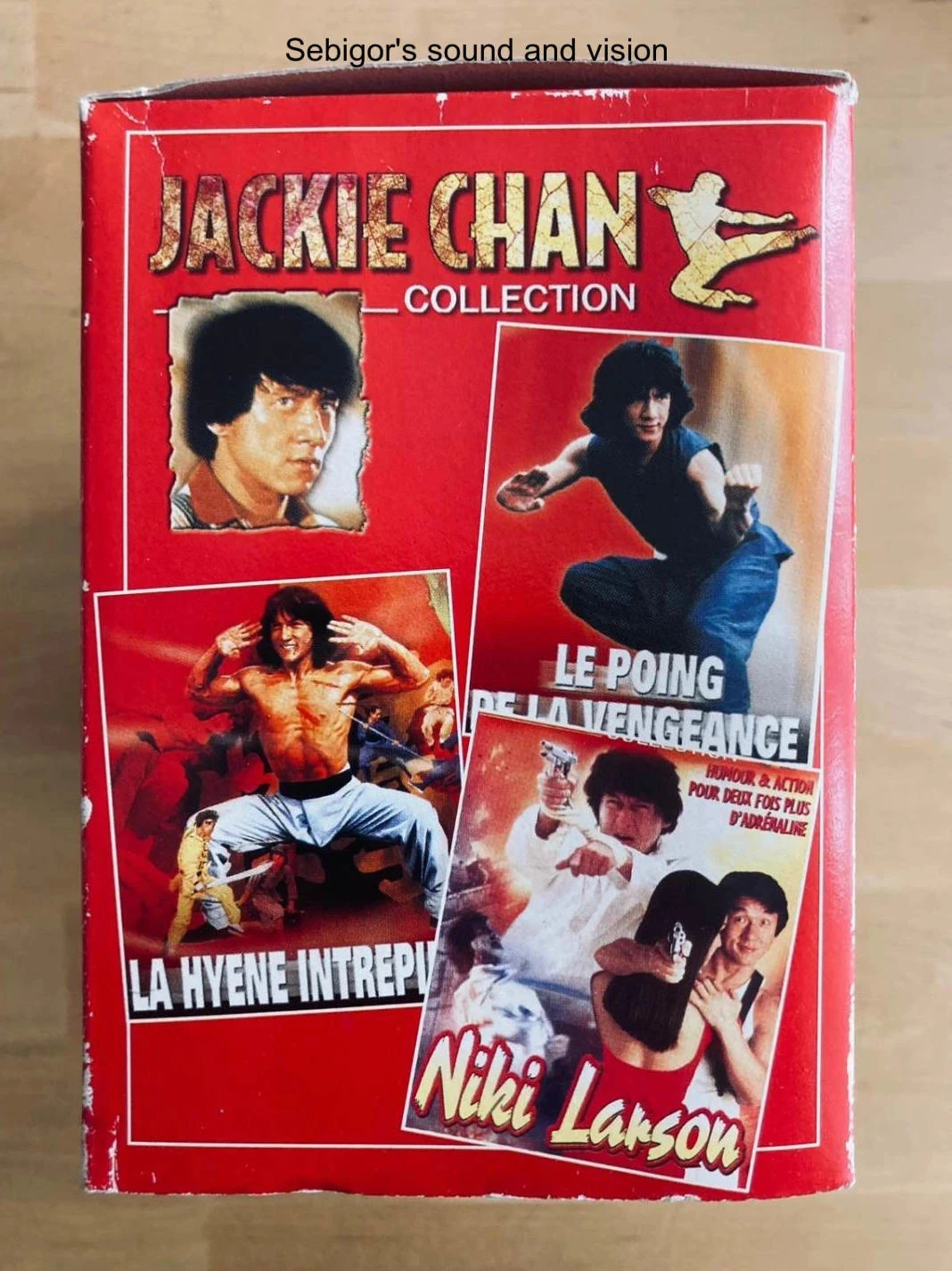 Coffret 3 VHS Jackie Chan.